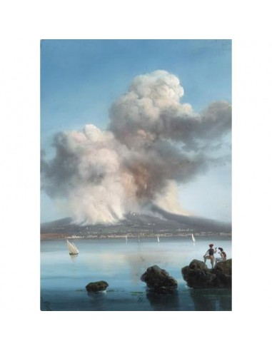 Gaetano Dura (1805-1878), Éruption de l'Etna, 1852