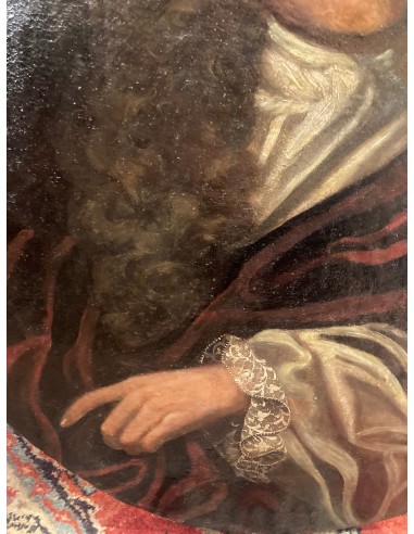 Ecole Française Du XVIIIème Siècle - Portrait De Gentilhomme, Huile Sur Toile