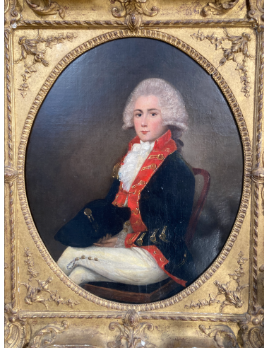 École du XVIIIe siècle Portrait de gentilhomme