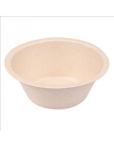 BOLS 'BIONIC' 250 ML Ø11,4x4,4 CM NATUREL BAGASSE (1500 UNITÉ)