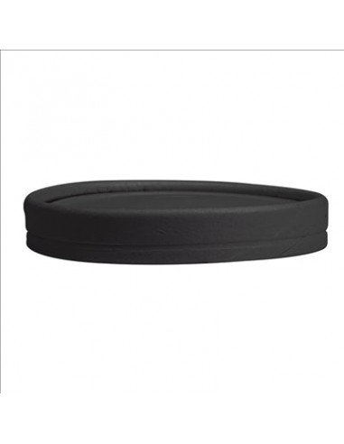 COUVERCLES POUR GOBELETS 280 G/M2 + PE Ø 9 CM NOIR CARTON (1000 UNITÉS) - REF. 251.76