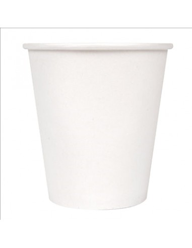 GOBELETS BOISSONS CHAUDES 1 PAROI 300 ML 300 + 18 PE G/M2 Ø9/6x9,5 CM BLANC CARTON (1000 UNITÉS) - REF. 254.22